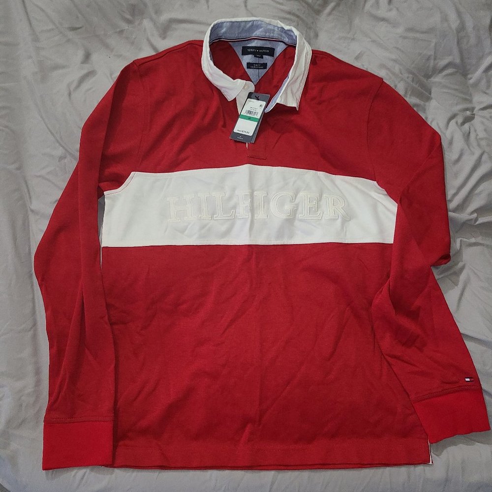 Red Rugby Tommy Hilfiger Shirt